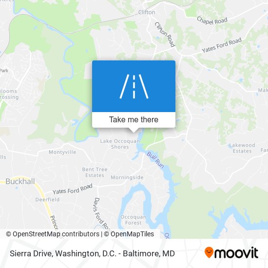 Mapa de Sierra Drive