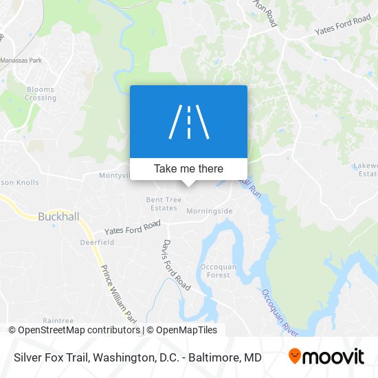 Silver Fox Trail map
