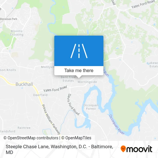 Steeple Chase Lane map