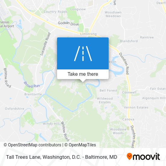 Mapa de Tall Trees Lane