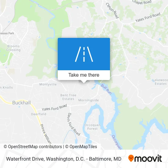 Waterfront Drive map