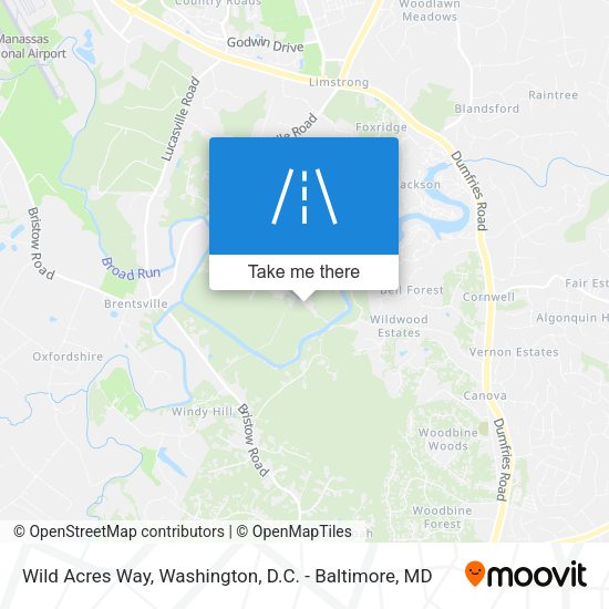 Wild Acres Way map
