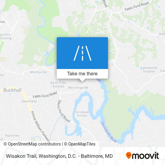 Wisakon Trail map