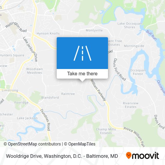 Wooldrige Drive map