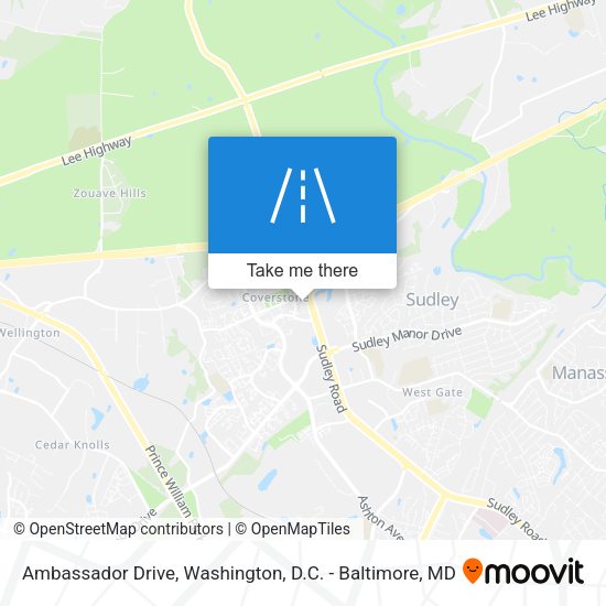 Ambassador Drive map