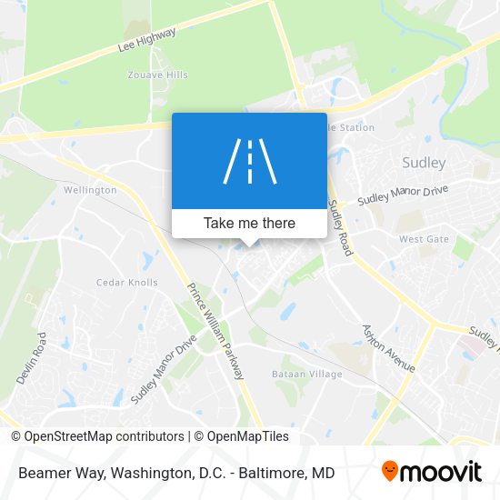 Mapa de Beamer Way