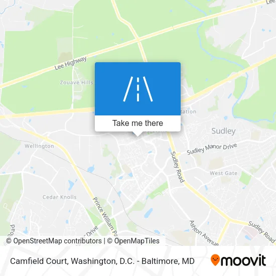 Mapa de Camfield Court