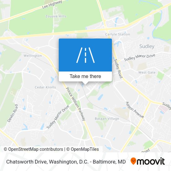 Mapa de Chatsworth Drive