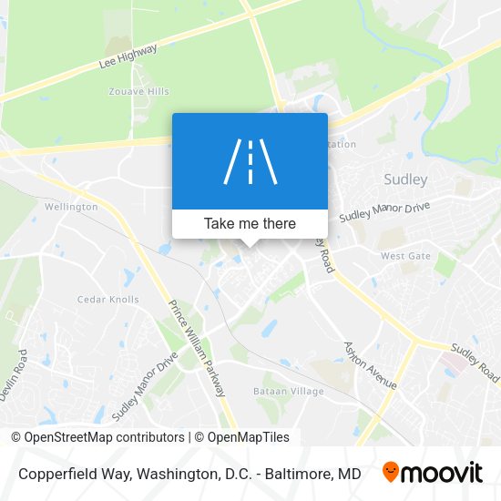 Copperfield Way map
