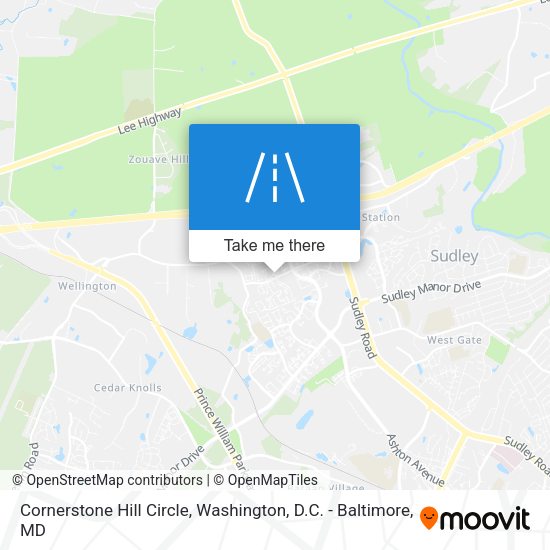 Cornerstone Hill Circle map