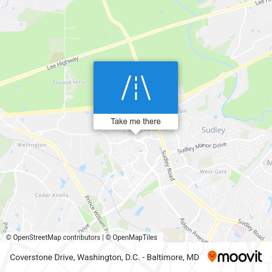 Coverstone Drive map