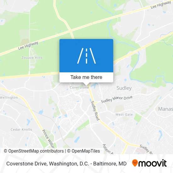Coverstone Drive map