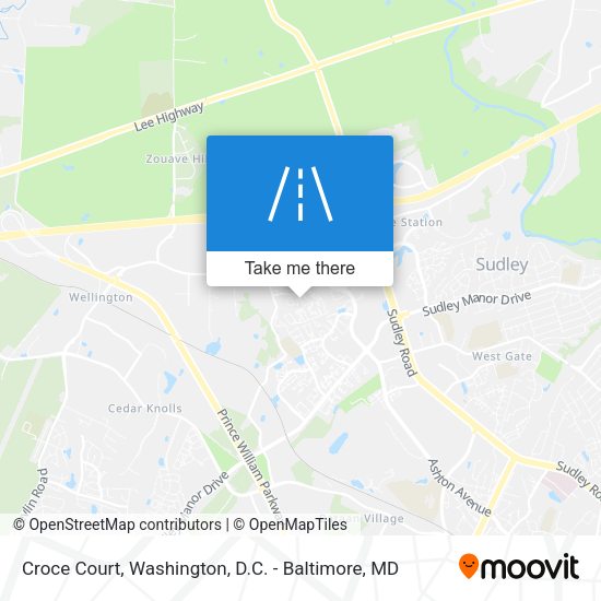 Croce Court map