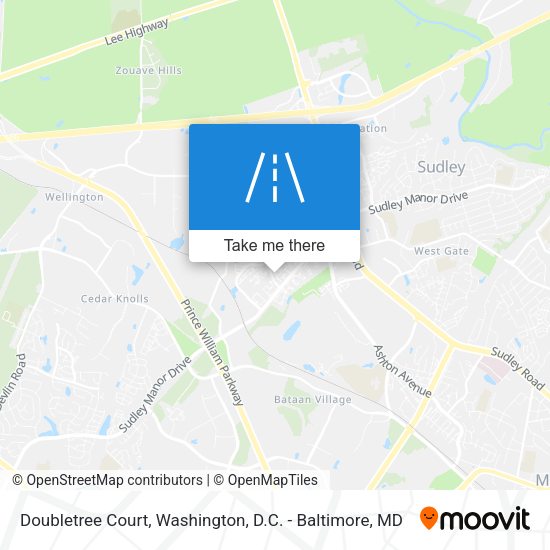 Mapa de Doubletree Court