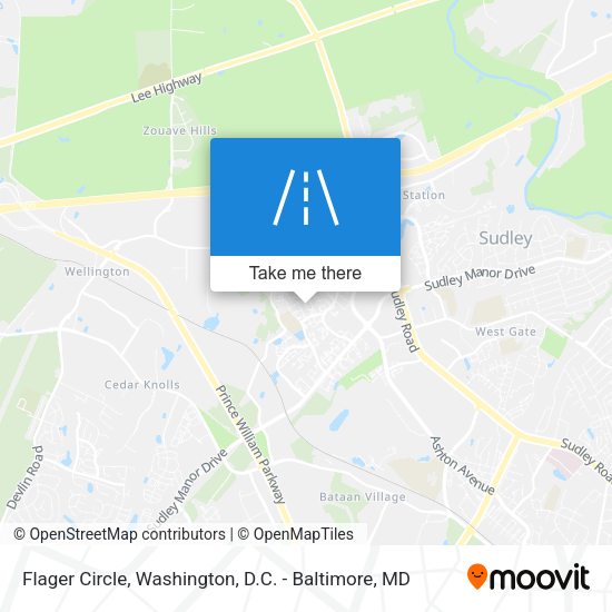 Flager Circle map