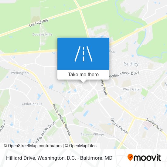 Hilliard Drive map