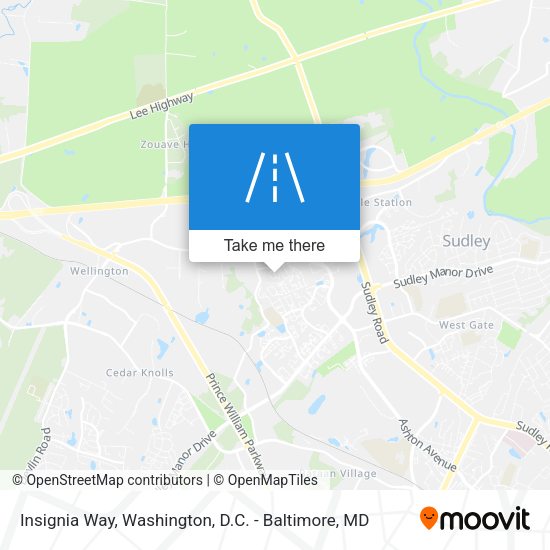 Insignia Way map
