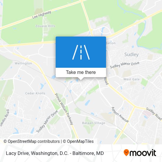Lacy Drive map