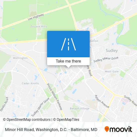 Mapa de Minor Hill Road