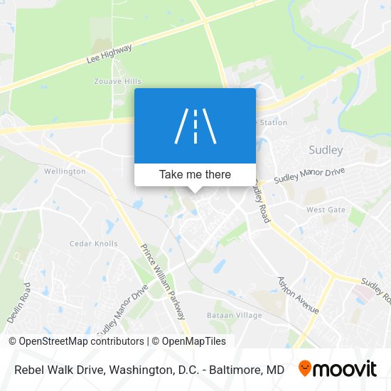 Mapa de Rebel Walk Drive