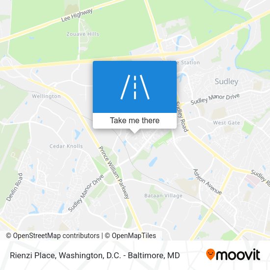 Rienzi Place map