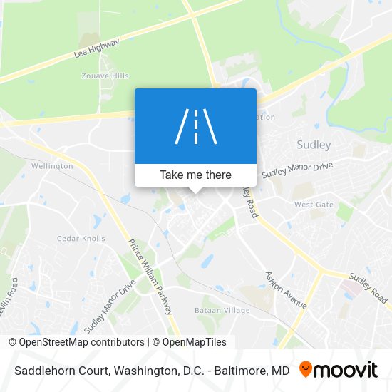 Mapa de Saddlehorn Court