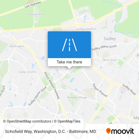 Schofield Way map