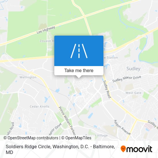 Soldiers Ridge Circle map