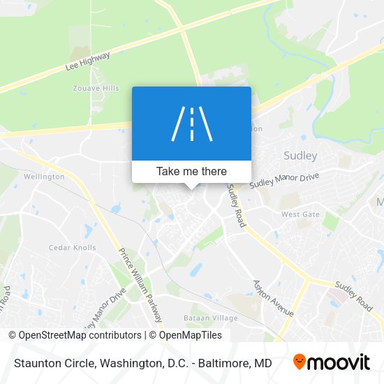 Staunton Circle map