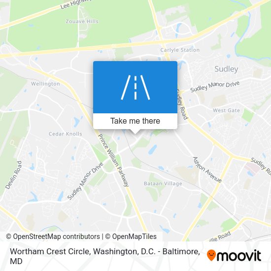 Mapa de Wortham Crest Circle