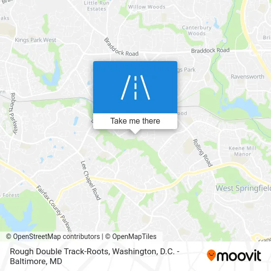 Rough Double Track-Roots map