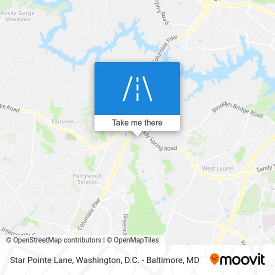 Star Pointe Lane map