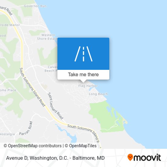 Avenue D map