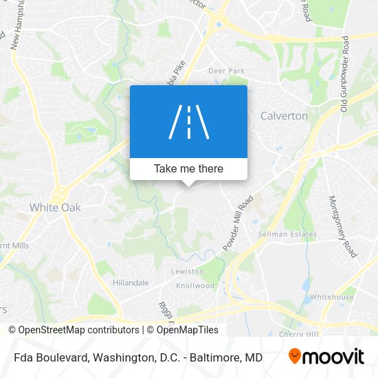 Mapa de Fda Boulevard