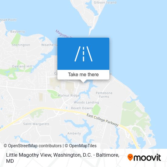 Mapa de Little Magothy View