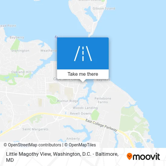 Little Magothy View map