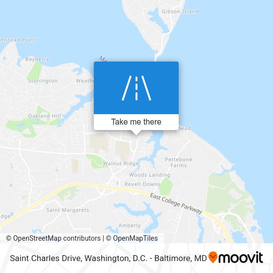 Saint Charles Drive map