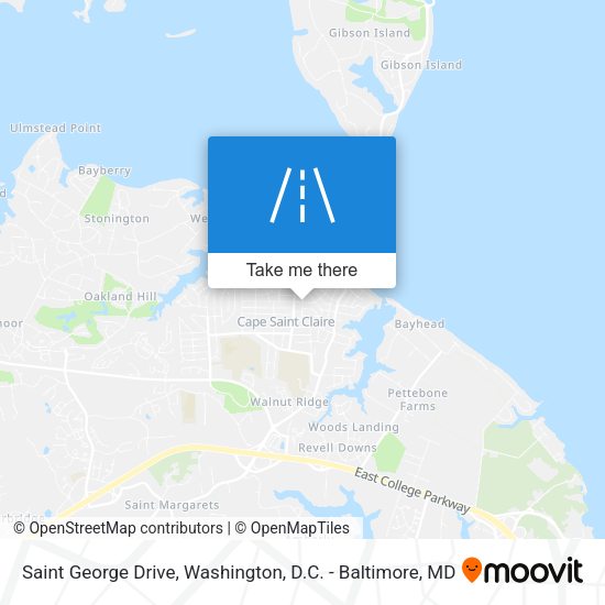 Saint George Drive map