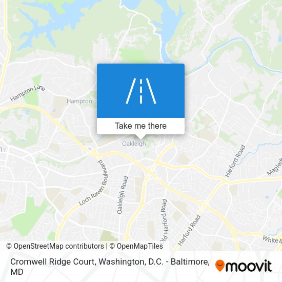 Cromwell Ridge Court map