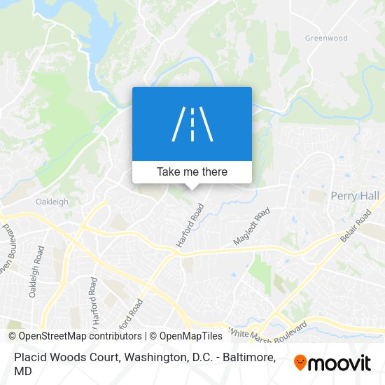 Mapa de Placid Woods Court