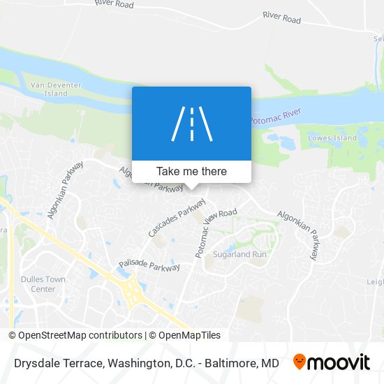 Drysdale Terrace map