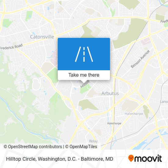 Hilltop Circle map