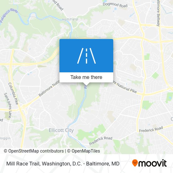 Mapa de Mill Race Trail