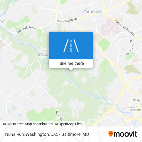 Nun's Run map