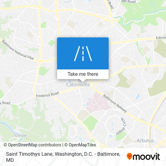 Saint Timothys Lane map