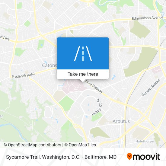 Sycamore Trail map