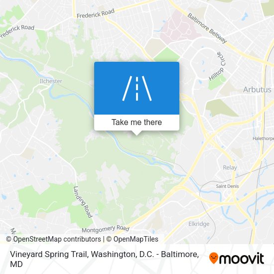 Vineyard Spring Trail map
