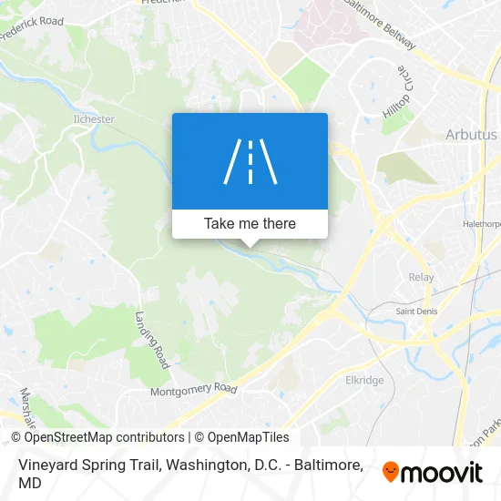 Vineyard Spring Trail map