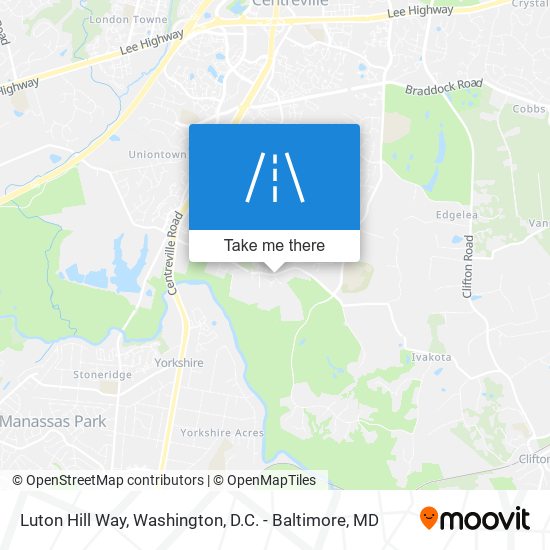 Mapa de Luton Hill Way