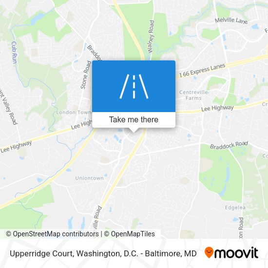 Mapa de Upperridge Court